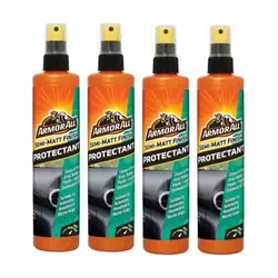 Armor All Semi Matt Finish Protectant - Cleans And Protects Vinyl, Rubber And Plastic (300 ml, Pack Of 4)